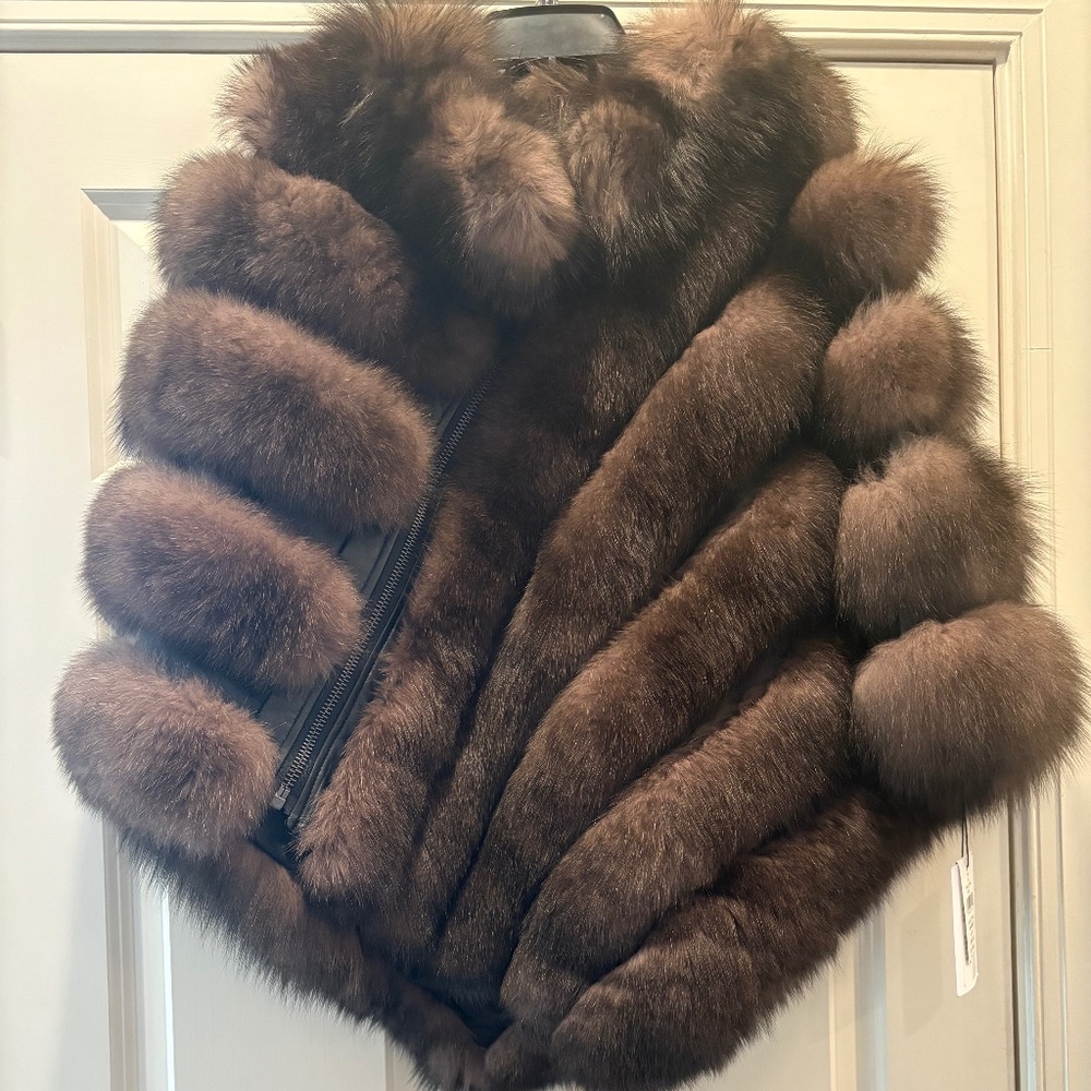 Fox Fur Poncho